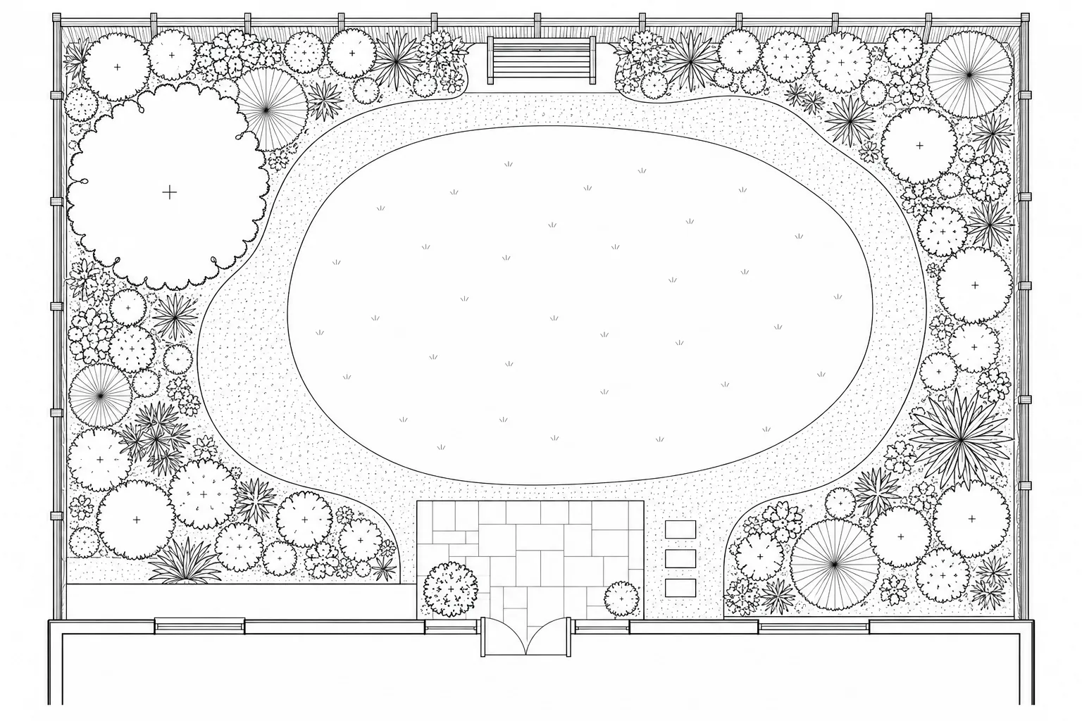 Top-down planting plan